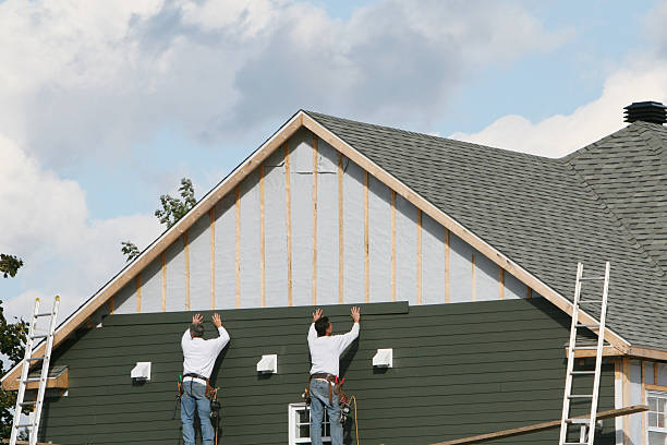Professional Siding Inspection technician working in Grassflat, PA